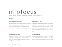 Tablet Screenshot of infofocus.com.au
